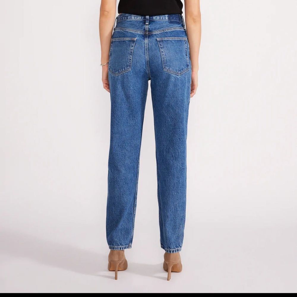 Etica Finn Slim Straight High Waist Jeans Classic Blue Women's Jeans Sz 29 - Picture 8 of 8